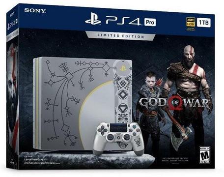 Console Sony Playstation 4 Pro CUH-7115B de 1TB Bivolt + Jogo God of War IV - Cinza