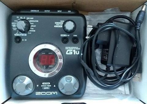 Pedaleira zoom G1 USB + Fonte Original