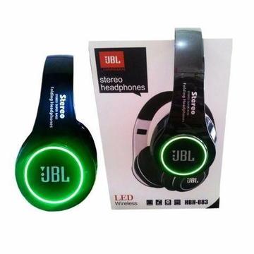 Fone De Ouvido Jbl HBH-883 Headphone LED Bluetooth Headset Mp3 FM