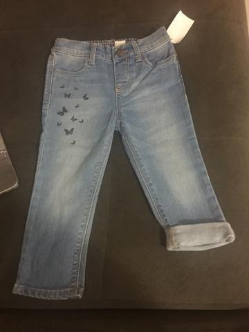 Calças jeans infantil tam 18 e 24 meses