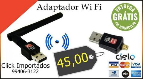 Antena adaptador receptor Wi Fi 600 mbs (entrego, aceito cartão) Produto lacrado