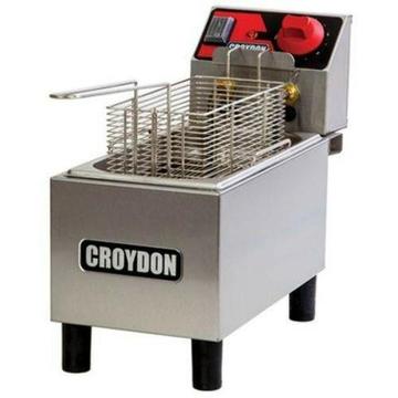 Fritadeira Elétrica Industrial Croydon FC1A?2 - 3L Inox com 1 Cesto 220 Volts