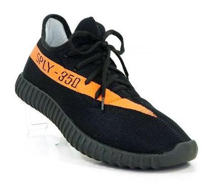 Tênis Adidas Yeezy Boost 350 v2 Preto e Laranja