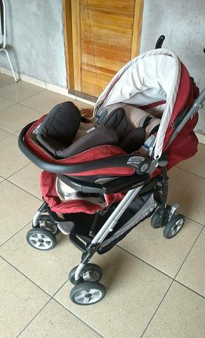Vendo carrinho de bebê e bebê conforto Pliko P3 Burigotto Peg Perego