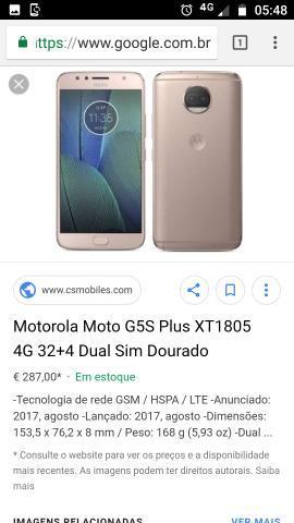 Moto G5 s plus novo