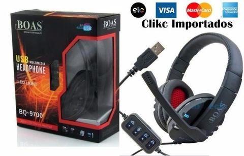 Headset Gamer para Playstation 3, PC- Bq-9700 Usb Ac Cartão