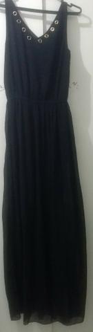 Vestido preto longo