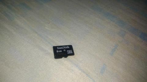 Cartão MicroSD Sandisk 8GB