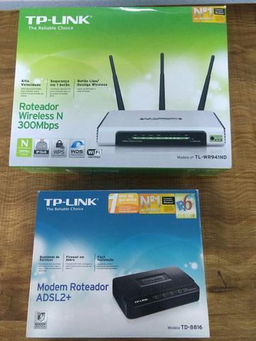 Roteador Wireless Tp-link N 300 Mbps + Modem