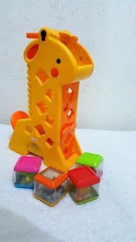 Girafa c blocos fischer price