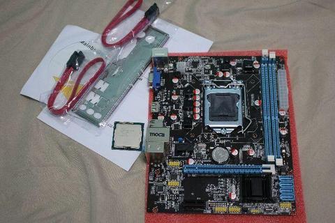 Kits com placas mãe 1155 chipset intel h61 tg-h61+ processadores intel socket 1155 core i3