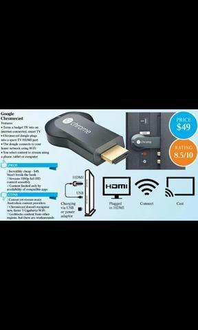 Vendo chromecast foto ilustrativa do modelo