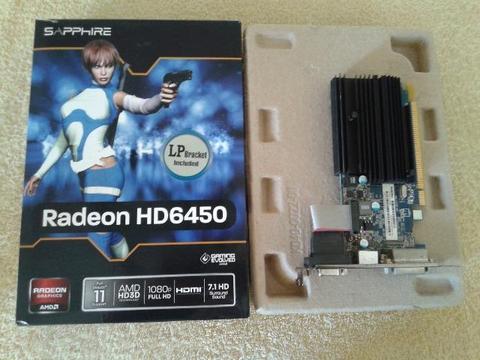 Placa de Video Sapphire Radeon Hd 6450 1 Gb | PCI E