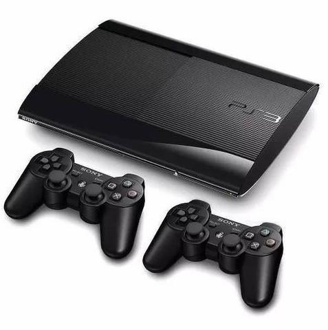 PS3 Slim 250gb 2 controles 13 jogos* conservado Bloqueado
