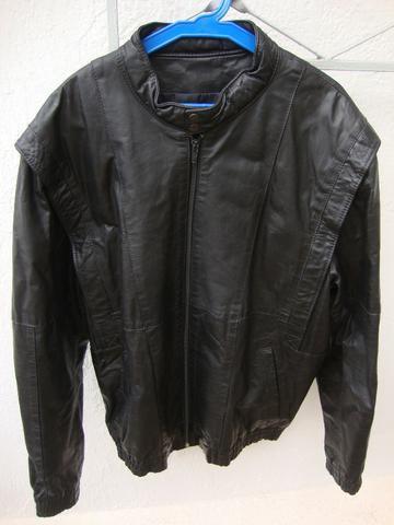 Jaqueta de couro para motoqueiro, marca Honda, original,cor preta