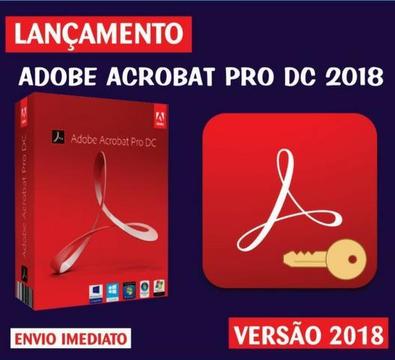 Acrobat Dc 2018 Pro Windows 32 Ou 64 Bits_ativação Vitalícia