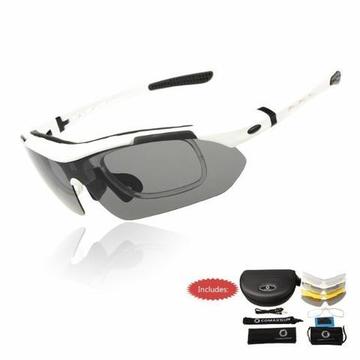 Óculos Profissional Kit 5 Lentes de Policarbonato e Armacao de Acetato para Esportes Radic