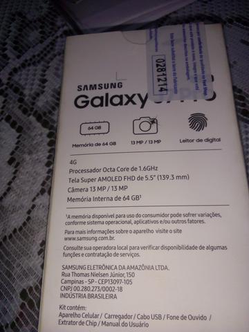 Vendo samsung j7pro lacrado na caixa com nota fiscal