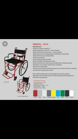 Cadeira de rodas 3 em 1 banho,passeio e dobrável