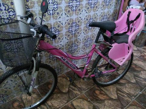 Linda Bicicleta Importada Monark Aro 26 - 21 Marchas Adventure Allum Rosa