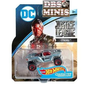Hot Wheels Dc Comics Character Car Cyborg Liga Da Justiça