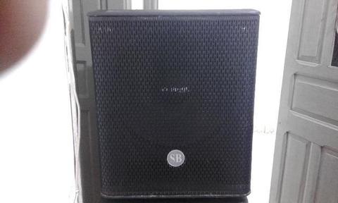 Caixa de sub wofer 1000w falante 18 polegadas passiva sound box