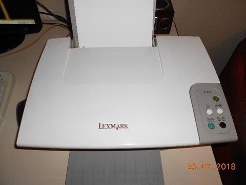 Impressora multifuncional lexmark x1250 com cartuchos cheios