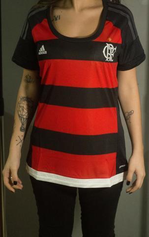 Camisa adidas Feminina Flamengo Rubro Negra