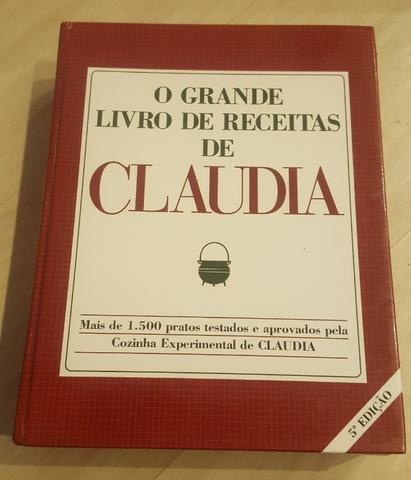 Lote 5 Livros Culinária - Receitas Claudia, Italiano, Chines