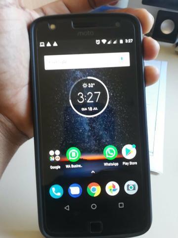 Moto Z play troca em moto G6 plus
