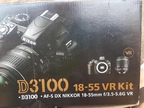 Camera Digital Dslr Nikon D3100 kit lente 18-55 + lente olho de peixe + brindes