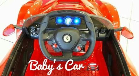 Carrinho Infantil Eletrico Ferrari Baby's Car