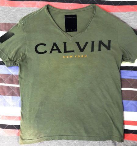Camiseta Masculina Calvin Klein P Original Nova