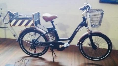 Bicicleta elétrica da conceituada marca Lev, Design Retrô