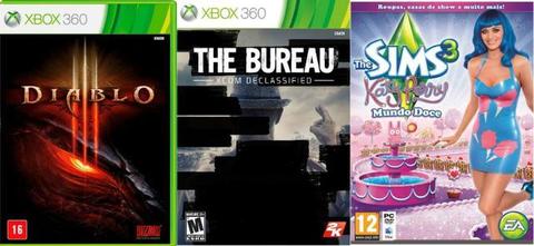 Jogos de Xbox 360 e PC, originais e novos. MÍDIA FÍSICA