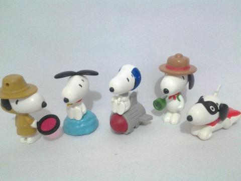 Snoopy - lote com 05 miniaturas