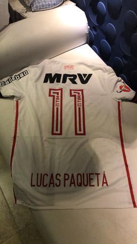 Camisa Branca Flamengo Libertadores # 11 - Lucas Paquetá