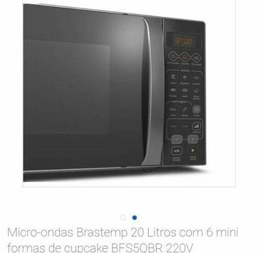 Micro-ondas/Microondas Brastemp 20 litros Preto