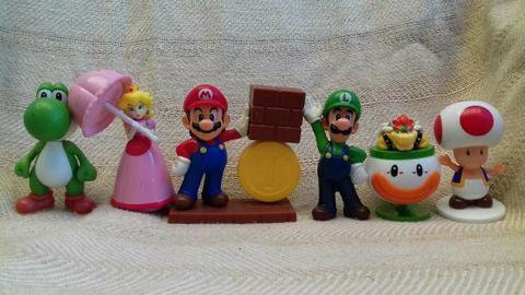 Coleção bonecos do super Mário (Nintendo game)