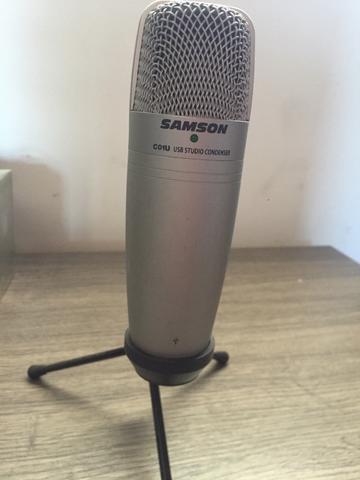 Microfone samson USB condenser