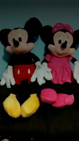 Pelúcia Minnie Rosa ou Mickey 1 metro