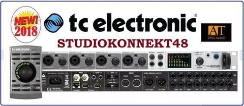 Tc Electronic Studio Konnekt 48 Audio Interface Firewire 24 canais Nova Lacrada na Caixa