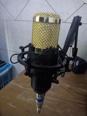 Microfone condensador P/gravação PROFISSIONAL