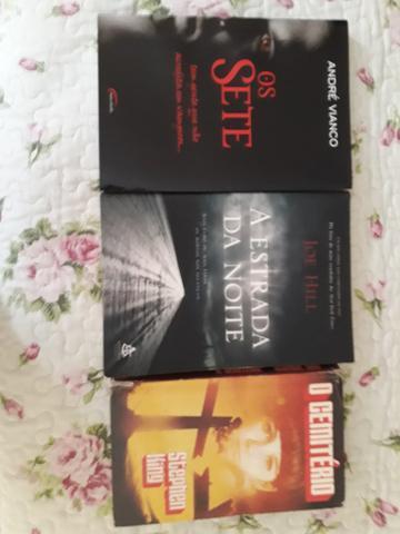 Três livros de suspense e terror!