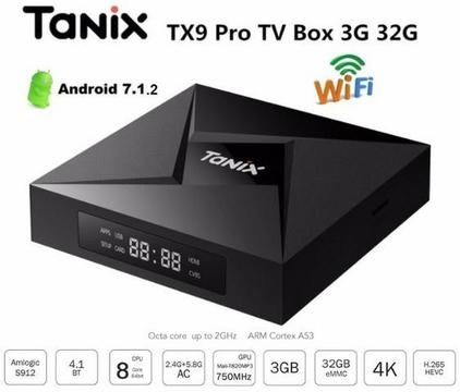 Tanix TX9 Pro TV Box Android 03GB ram 32gb de rom