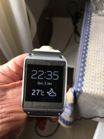 Relógio Samsung Galaxy Gear V700 Branco 4gb Bem novinho