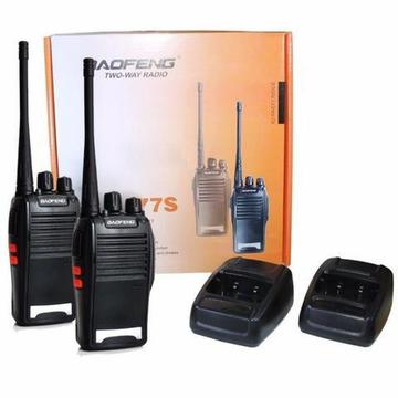 Rádio Comunicador Walk Talk Baofeng 777s Alcance 4km + Fone