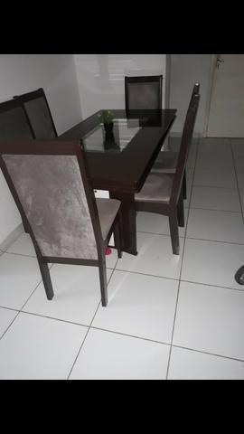 Mesa top c 6 cadeiras