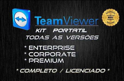 DVD Kit Programa TeamViewer V.13 Portátil Completo Oficial / Licenciado