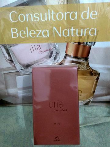 Natura Kit com Perfume Una Senses.Kit Maquiagem Aquarela